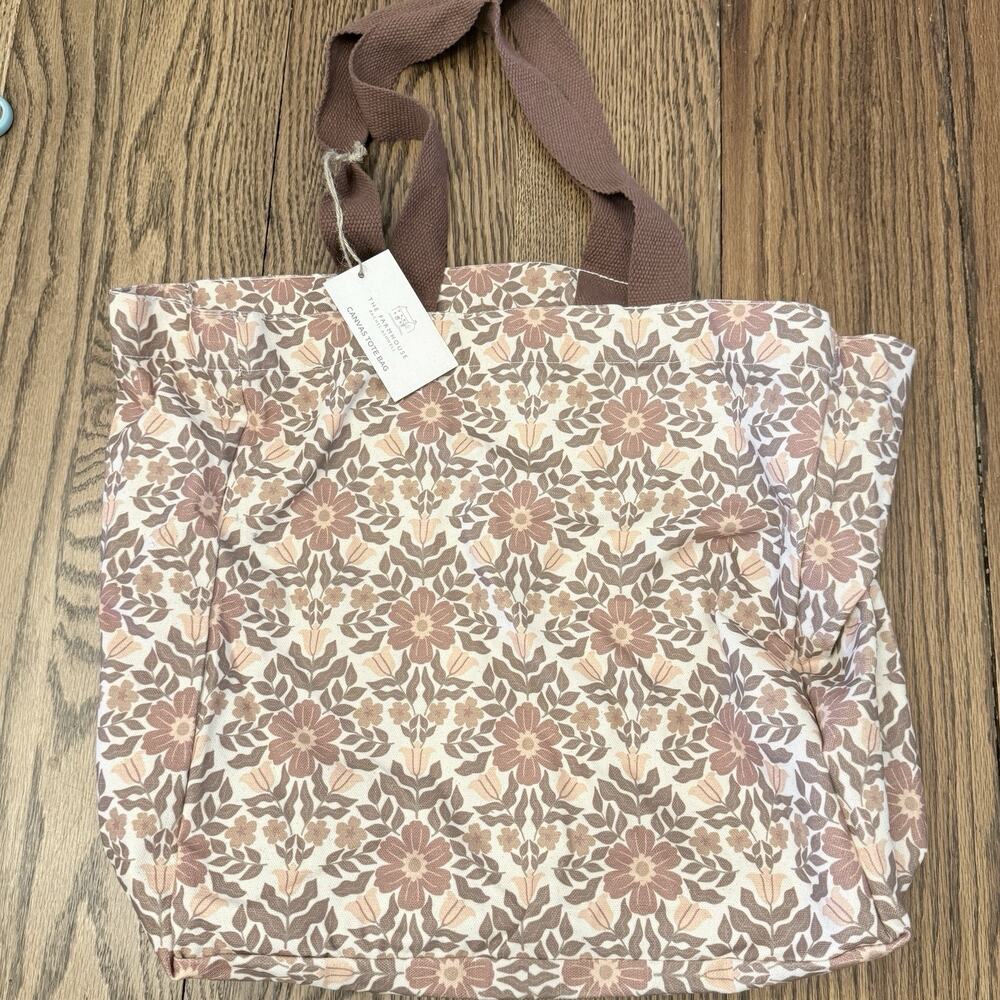 Laura Ashley Canvas Tote Bag Floral New Cottagecore Shopper
